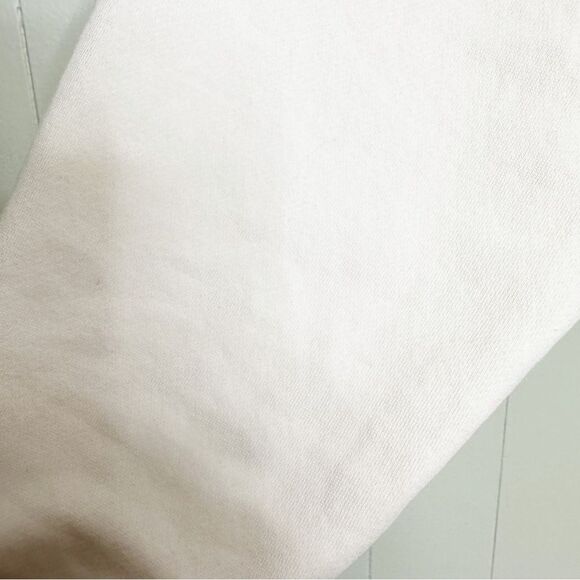 WeWoreWhat Cropped Knit Quarter Zip Pullover White Size Medium - Picture 5 of 6